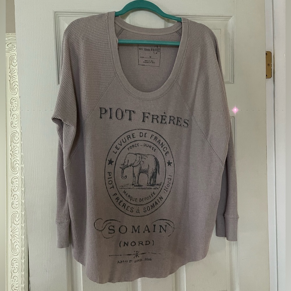 Free People Graphic Sweater